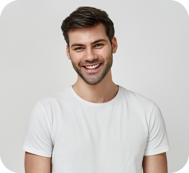 Uomo con i capelli infoltiti con Caboki